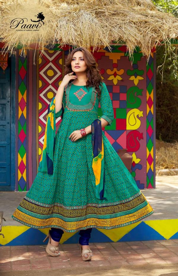 Paavi's Panna 17 Cotton Designer Festive Wear Readymade Salwar 